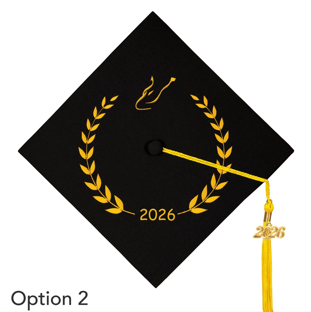 Georgia Uniforms - Graduation Cap With Embroidery