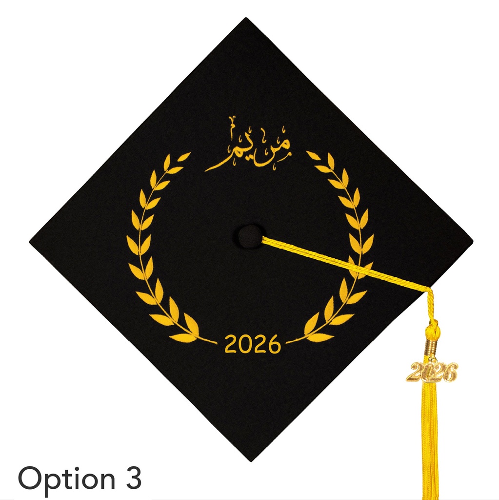 Georgia Uniforms - Graduation Cap With Embroidery
