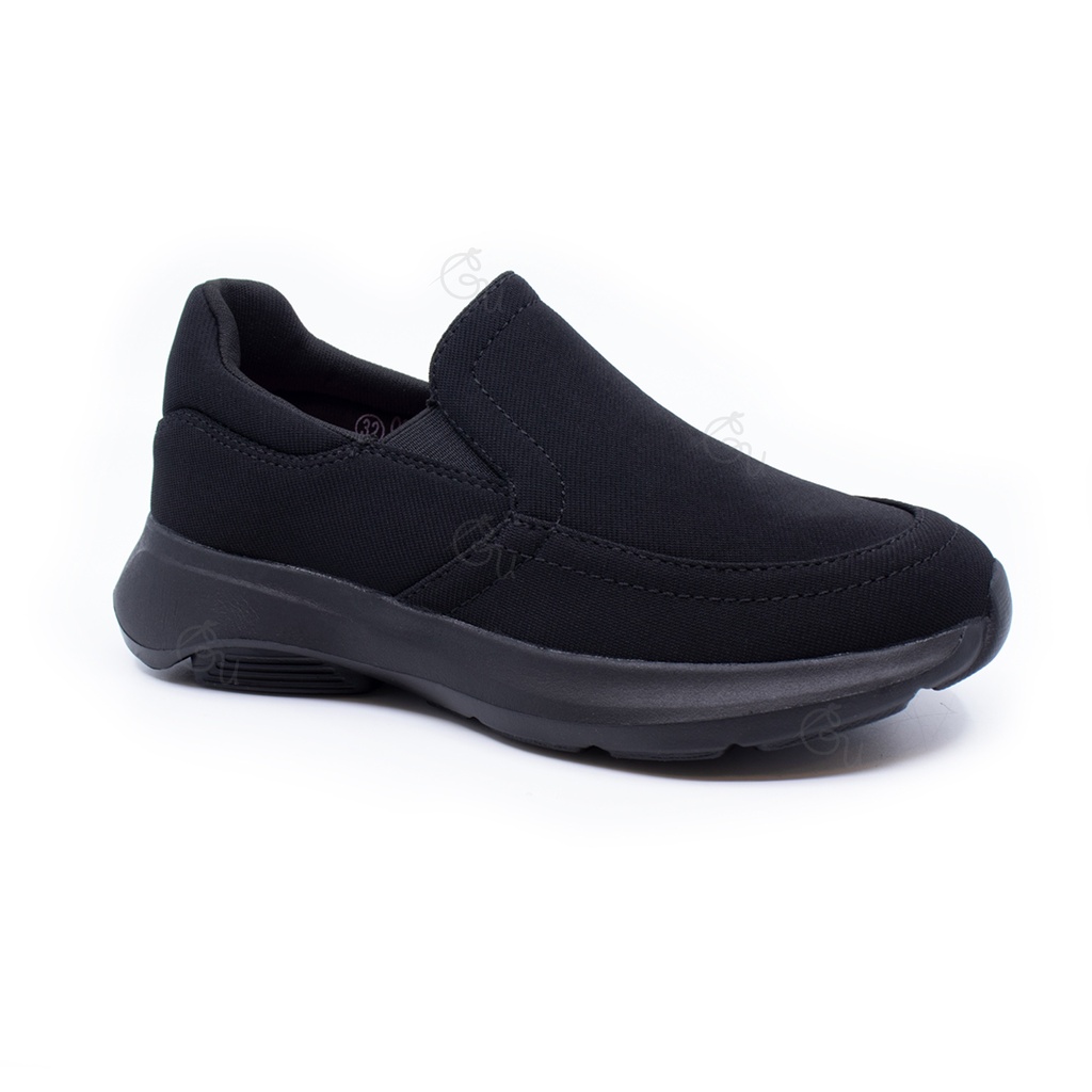 Georgia Uniforms - Black Slip On Sports Shoes