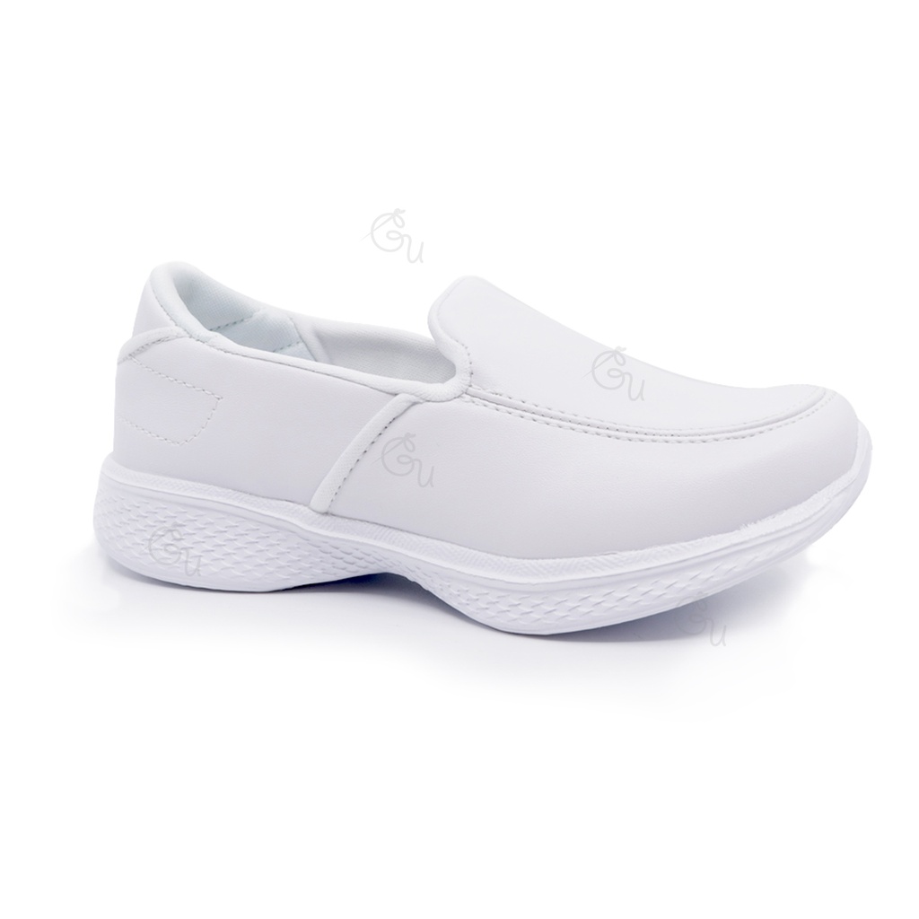 Georgia Uniforms - White Slip On Sports Shoes