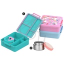 Pink Rabbits Bento Box with Container