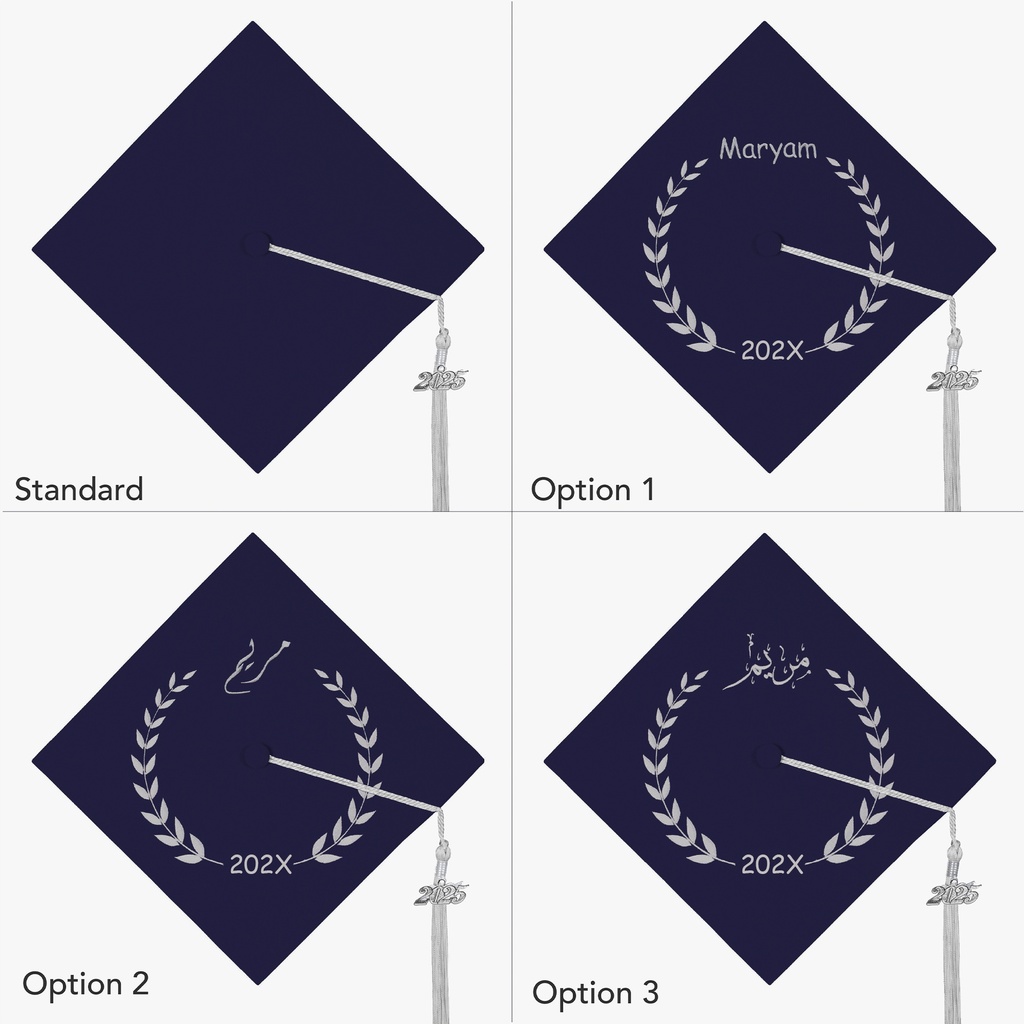 Georgia Uniforms - Classic Graduation Cap Options