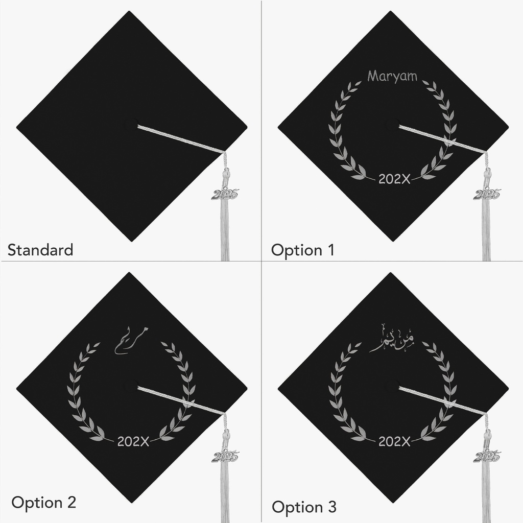 Georgia Uniforms - Elite Graduation Cap Options