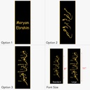 Georgia Uniforms - Kids Smart Graduation Sash Font Style and Size
