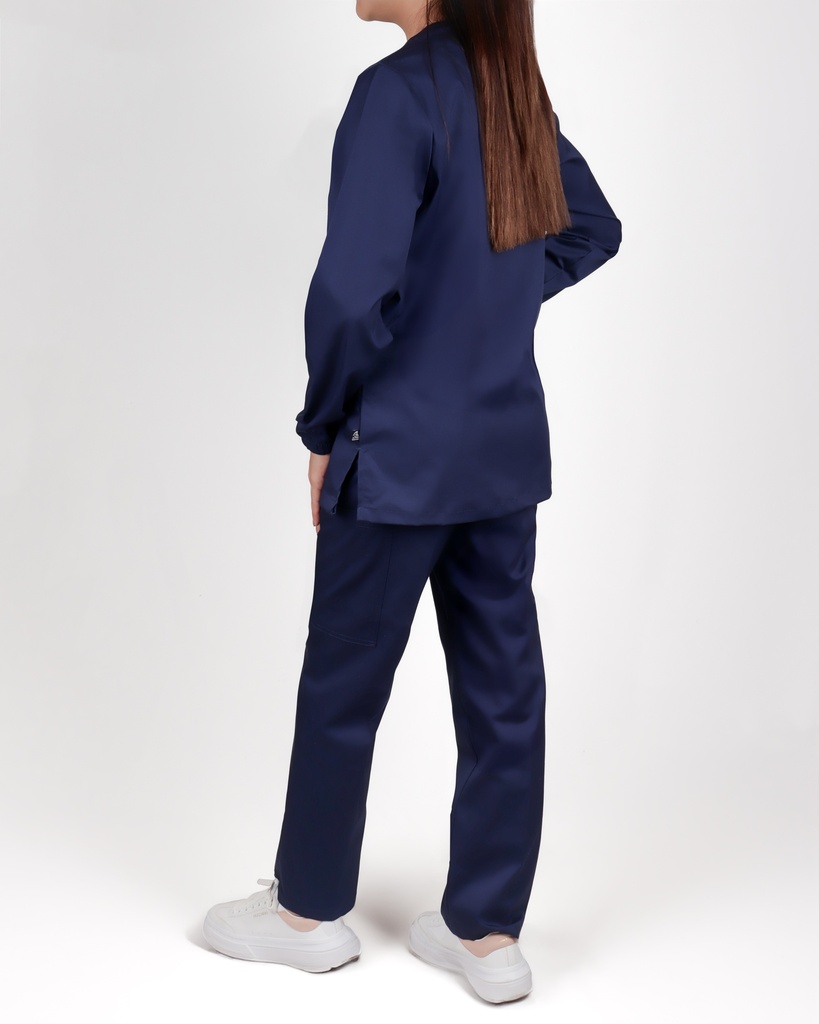 Georgia Uniforms - Long Sleeve Self Elastic Scrub