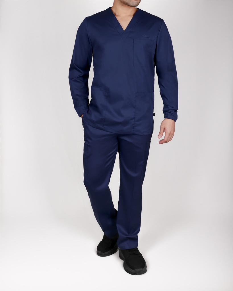 Georgia Uniforms - Long Sleeve Self Elastic Scrub