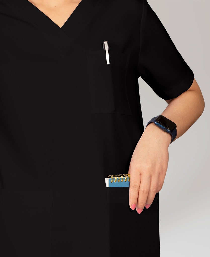 Georgia Uniforms - Black Tailored Scrubs