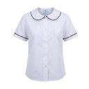 Girls Checkered Piping Collar For Grade 1 To 6