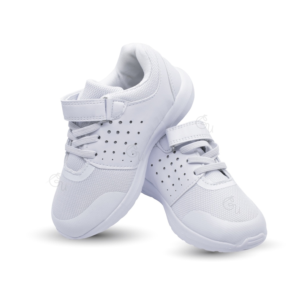 White Riptape Sports Shoes