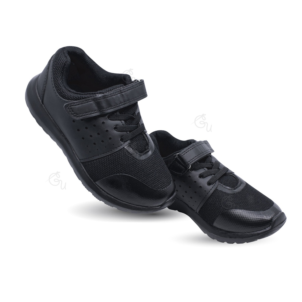 Black Riptape Sports Shoes