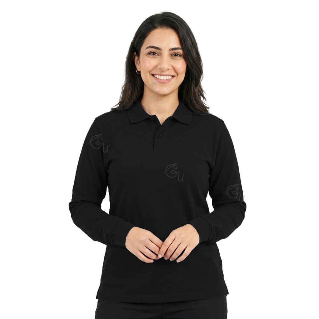Adults Long Polo T-Shirt