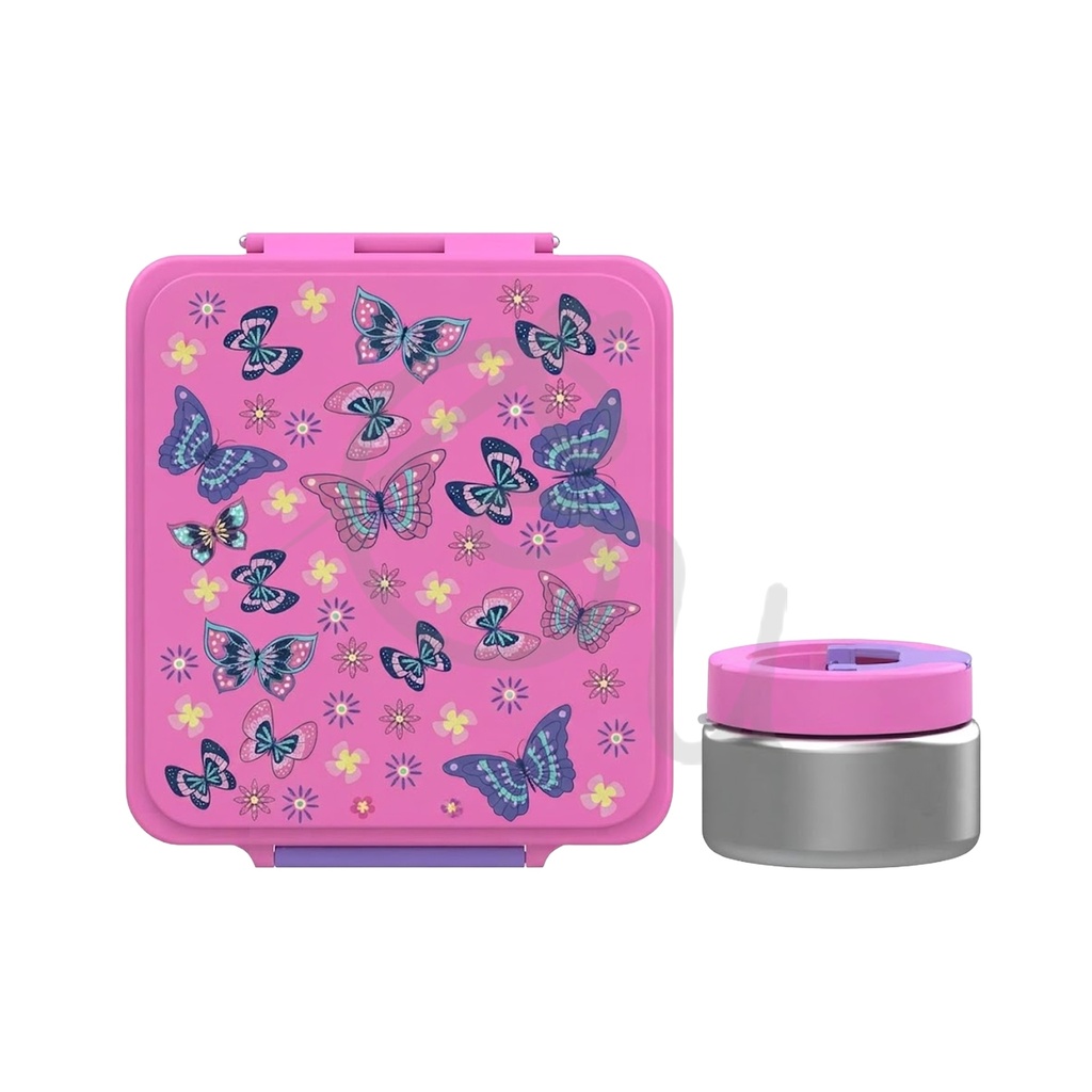 Butterflies Bento Box with Container