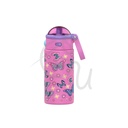 Butterflies Bottle with Straw