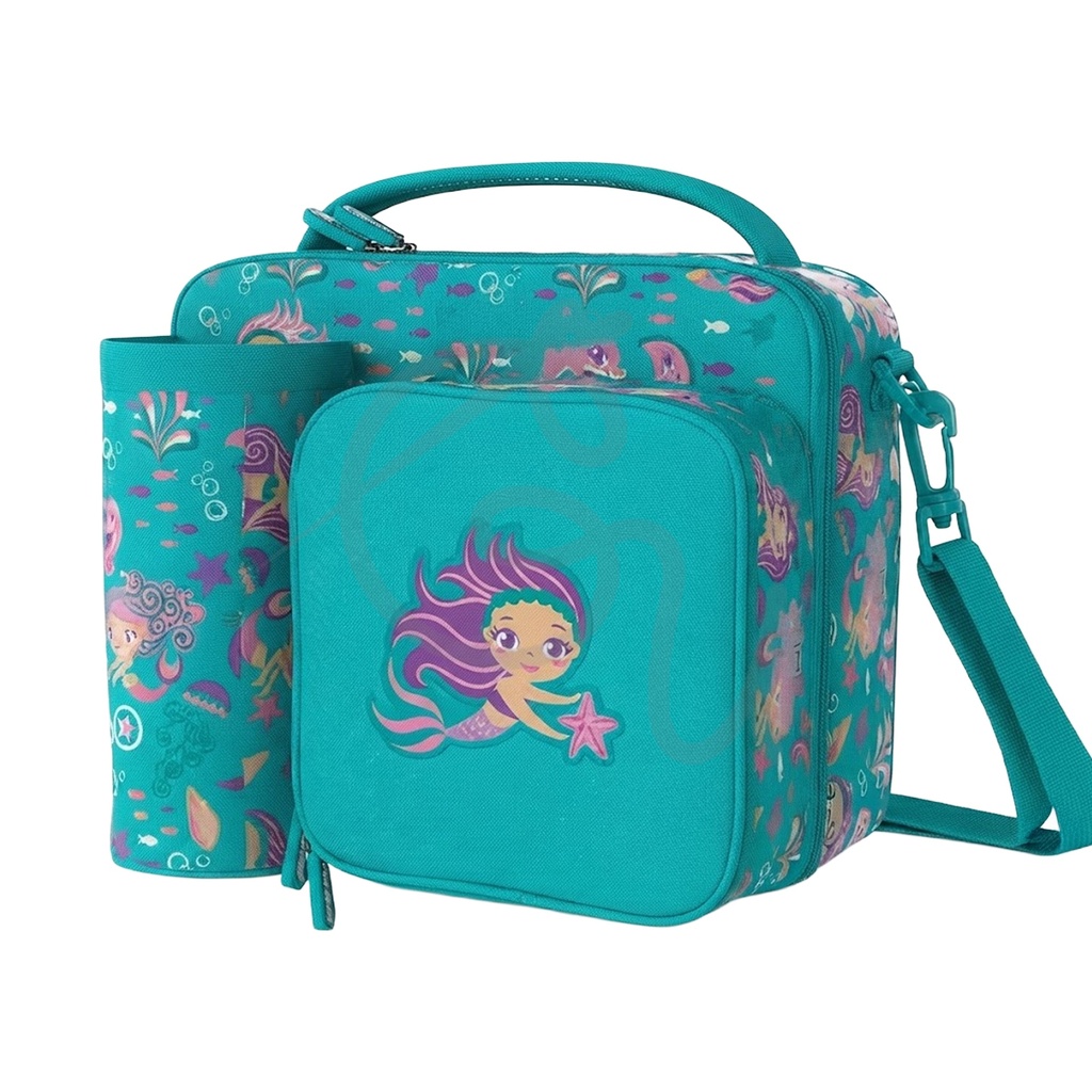 Mermaid Lunch Bag with Front Pocket