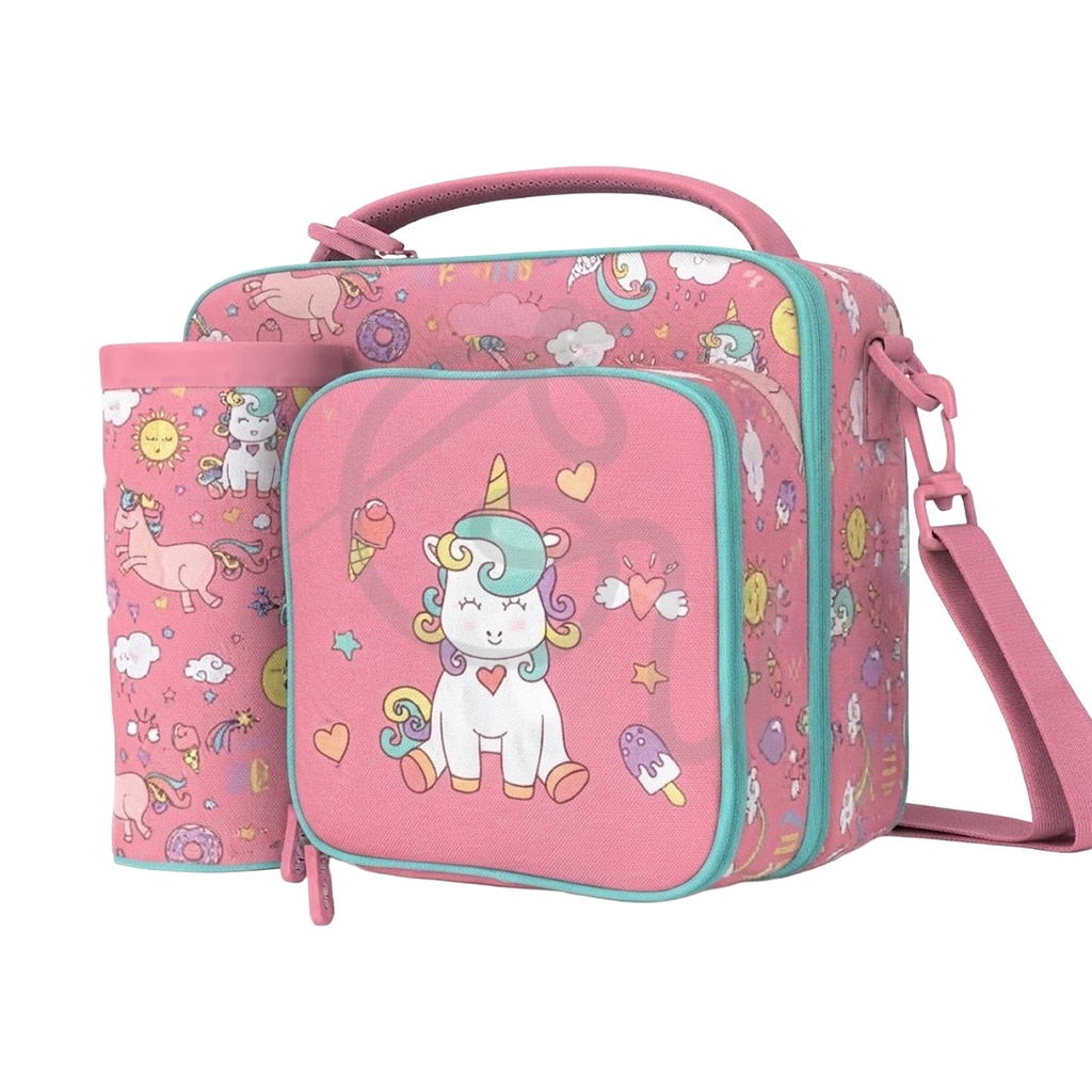 Unicorn Lunch Bag with Front Pocket