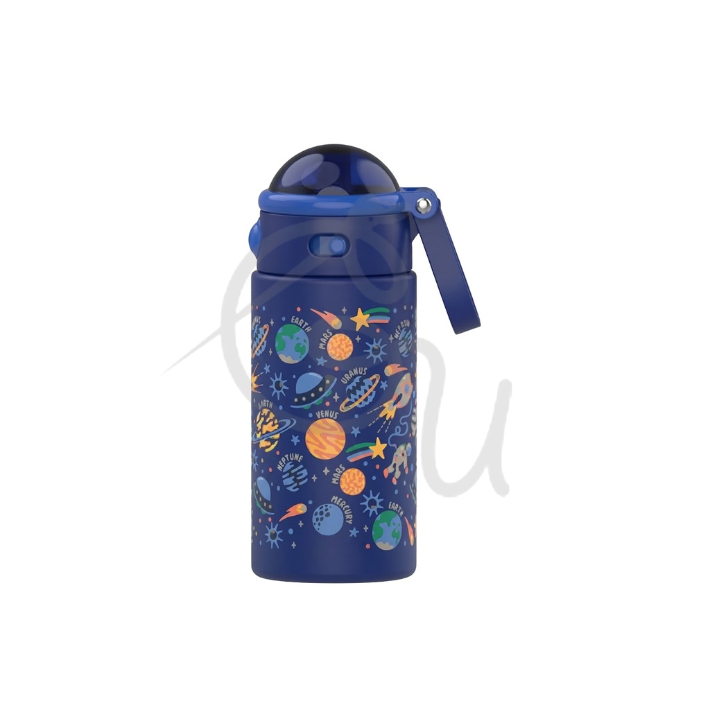 Space Bottle with Straw