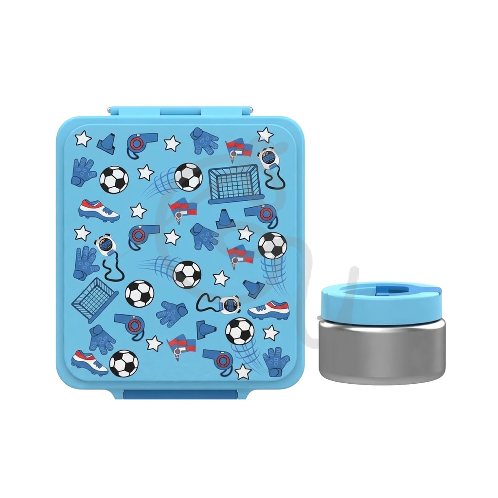 Football Bento Box with Container
