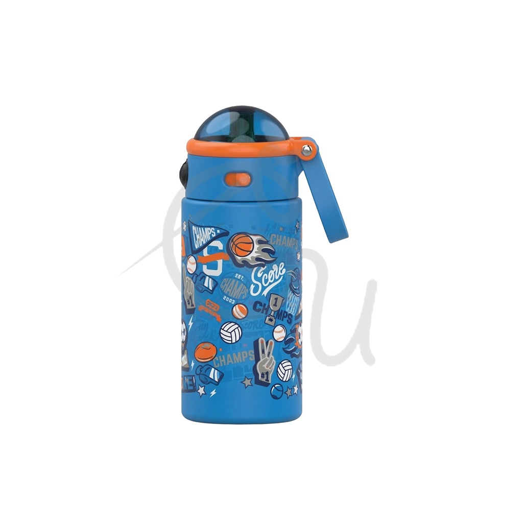 Champions Bottle with Straw