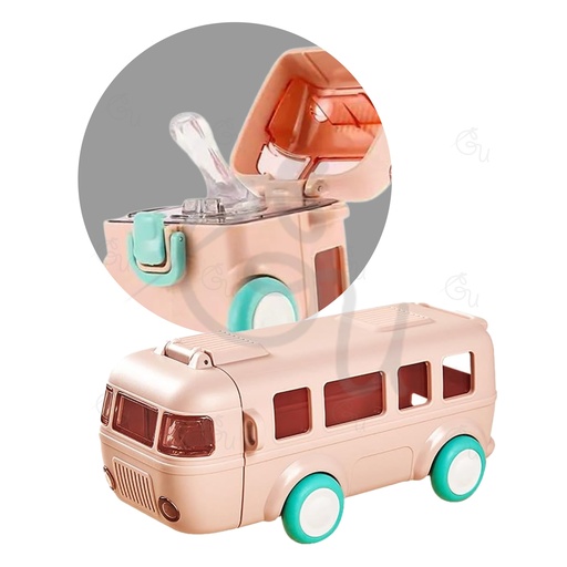 Pink School Bus Bottle