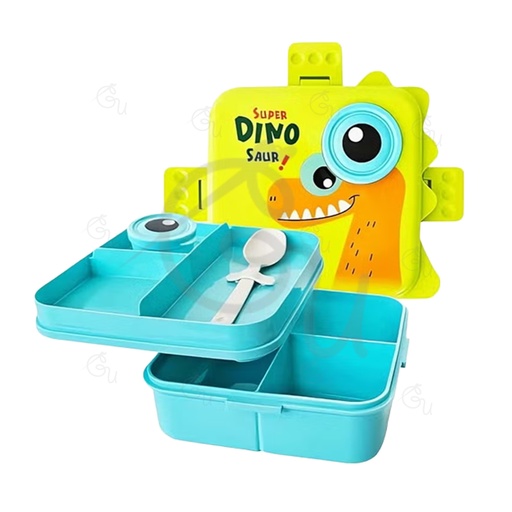 Lime Dinosaur Bento Box 