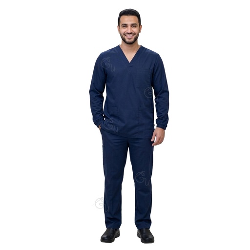 Long Sleeve Self Elastic Scrub