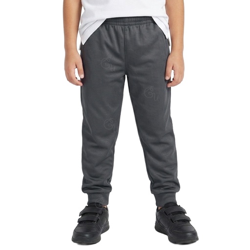 Grey Sports Tricot Joggers For Grade 1 To 6
