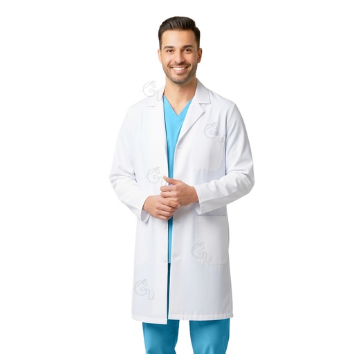 Men Lab Coat in Minimatt