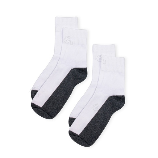 White Socks With Grey Bottom