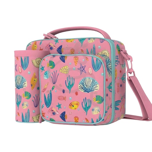 Sea Lunch Bag with Front Pocket