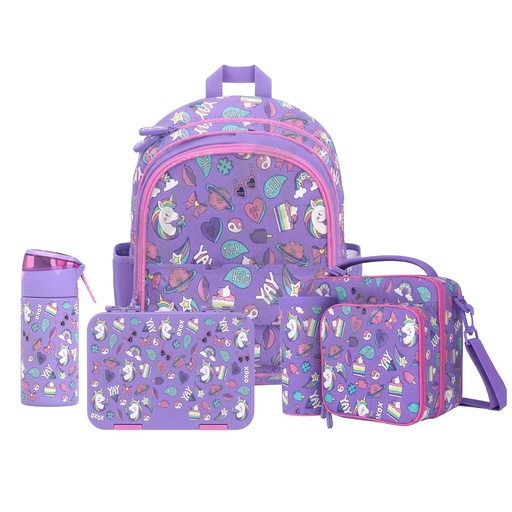 Purple Unicorn Bag Complete Set